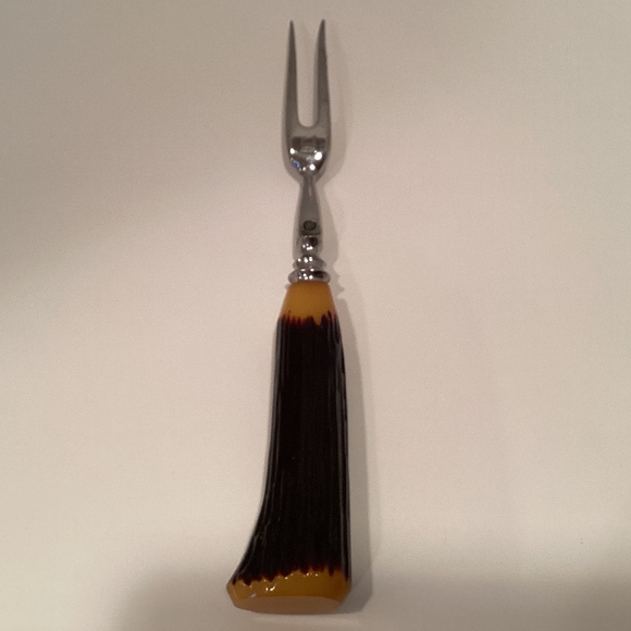 Vintage Bernard Bakelite Serving Fork Sheffield England - Picture 2 of 7